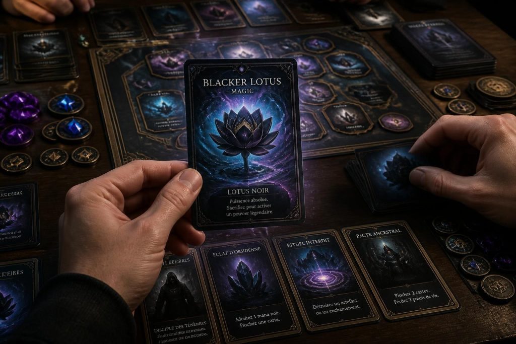découvrez blacker lotus magic, un jeu captivant alliant stratégie et mécanique innovante. plongez dans son univers unique et maîtrisez ses règles pour vivre une expérience ludique inoubliable.